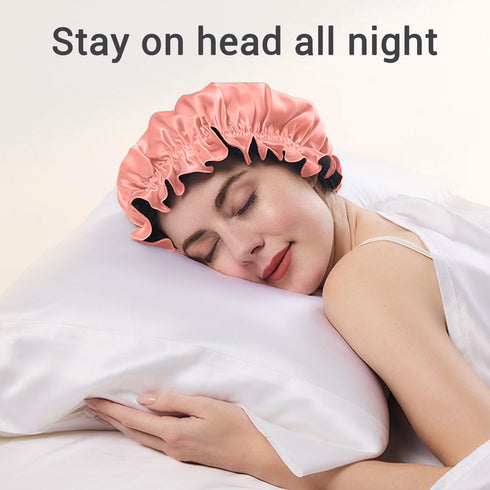 19 Momme Silk Sleep Cap With Double Colors