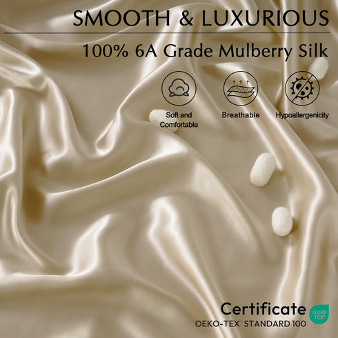 19 momme Silk 4PCS bed sheets