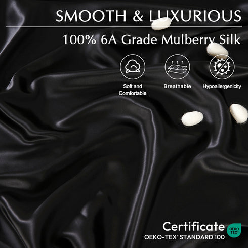 19 momme Silk 4PCS bed sheets