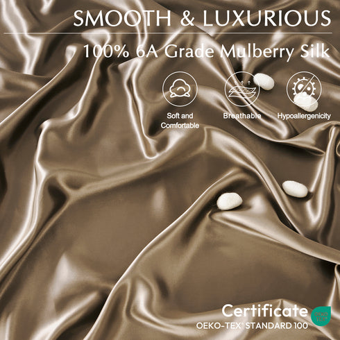 19 momme Silk 4PCS bed sheets