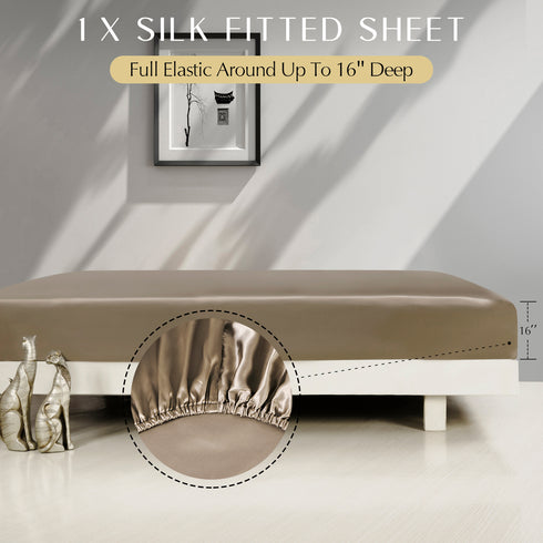 19 momme Silk 4PCS bed sheets