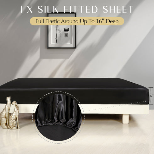 19 momme Silk 4PCS bed sheets