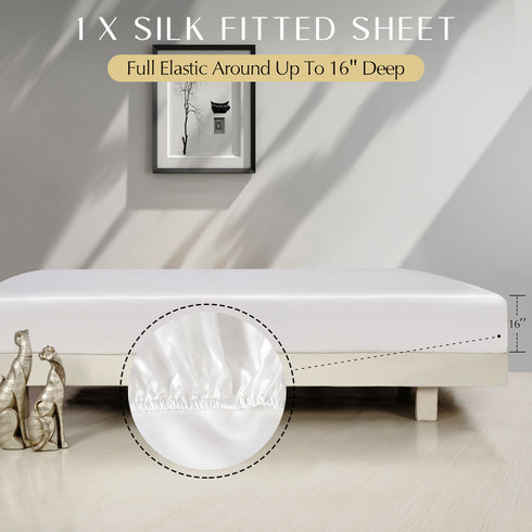 19 momme Silk 4PCS bed sheets