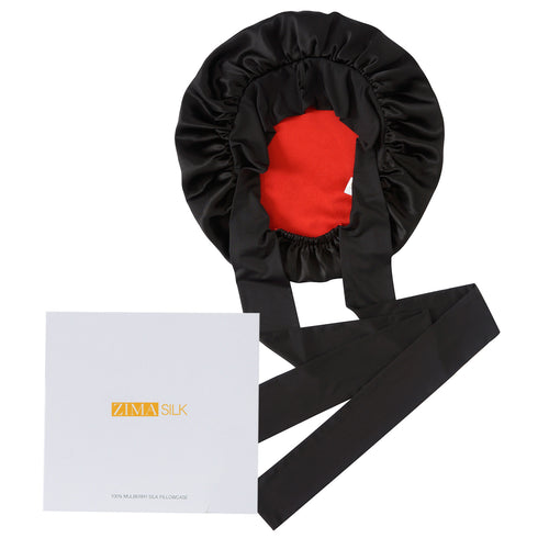 19 Momme Silk Sleep Cap with Ice Silk Band