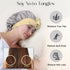 100% Double Layered Silk Sleep Cap