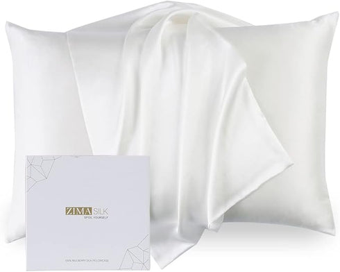 Upgraded 100% Pure Mulberry Silk Pillowcase