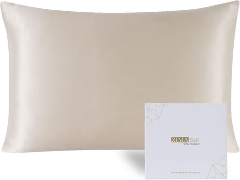 Upgraded 100% Pure Mulberry Silk Pillowcase