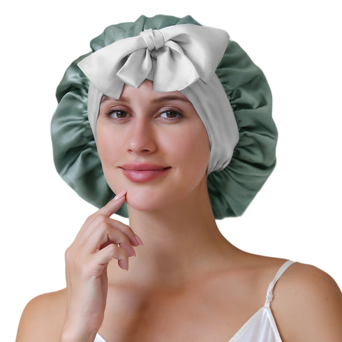 100% Double Layered Silk Sleep Cap