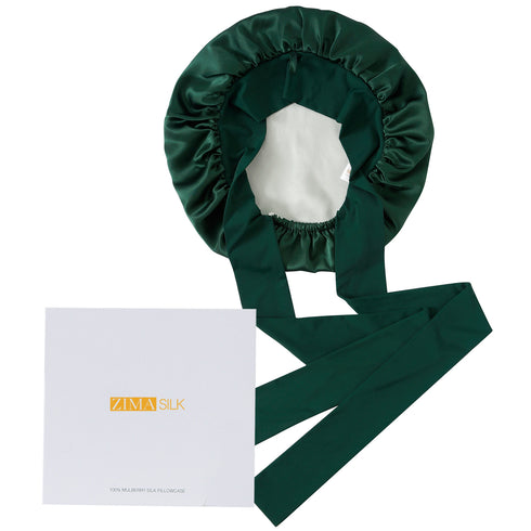 19 Momme Silk Sleep Cap with Ice Silk Band