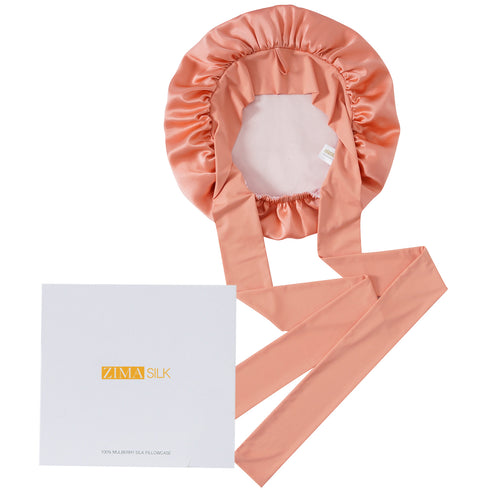 19 Momme Silk Sleep Cap with Ice Silk Band
