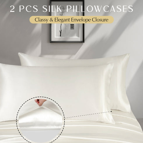 19 momme Silk 4PCS bed sheets