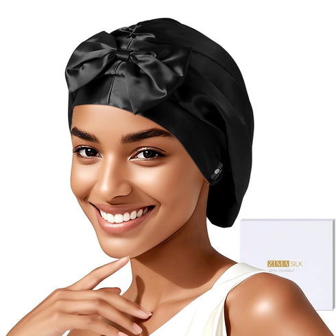 22 Momme Adjustable Silk Bonnet