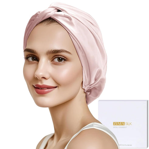 22 Momme Adjustable 100% Mulberry Silk Bonnet