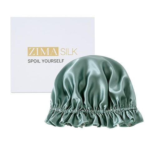 19 Momme Silk Sleep Cap With Double Colors