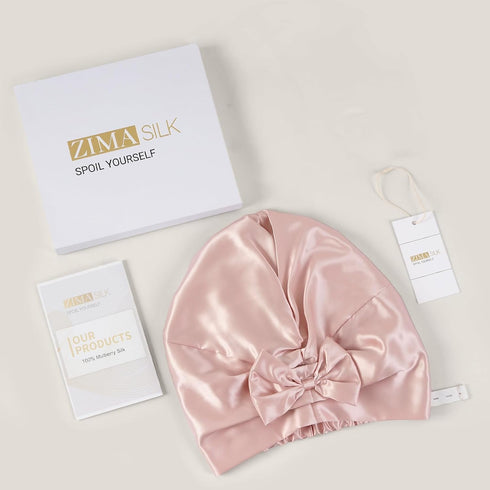 22 Momme Adjustable Silk Bonnet