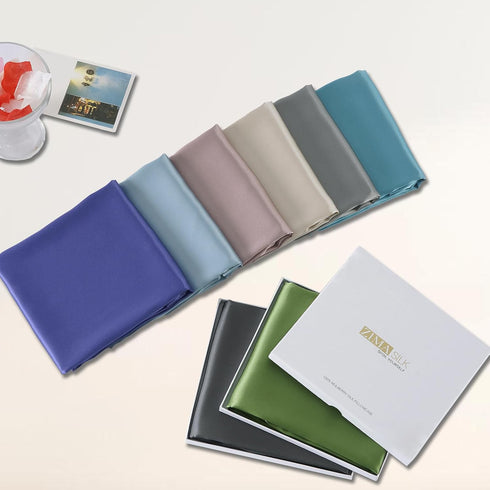 Upgraded 100% Pure Mulberry Silk Pillowcase