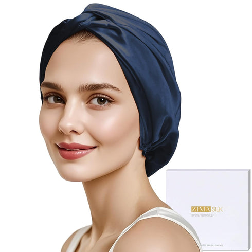 22 Momme Adjustable 100% Mulberry Silk Bonnet