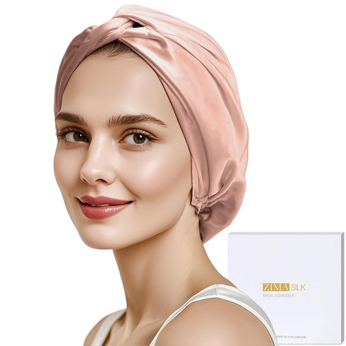 22 Momme Adjustable 100% Mulberry Silk Bonnet