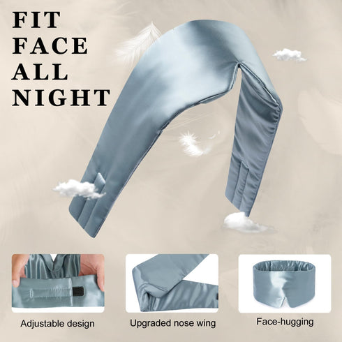 100% 22 mm Silk Full Light-Blocking Sleeping Eye Mask