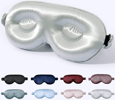 3D 100% 22mm Silk Adjustable Sleep Mask