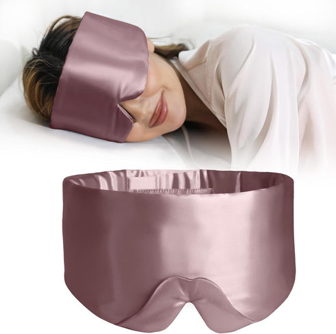 100% 22 mm Silk Full Light-Blocking Sleeping Eye Mask