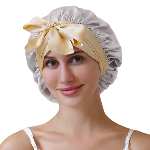100% Double Layered Silk Sleep Cap