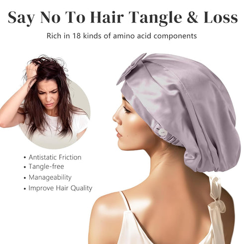 22 Momme Adjustable Silk Bonnet