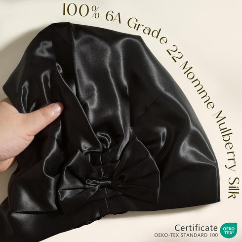 22 Momme Adjustable Silk Bonnet