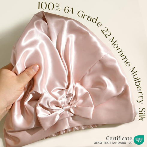 22 Momme Adjustable Silk Bonnet