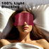 100% 22 mm Silk Full Light-Blocking Sleeping Eye Mask