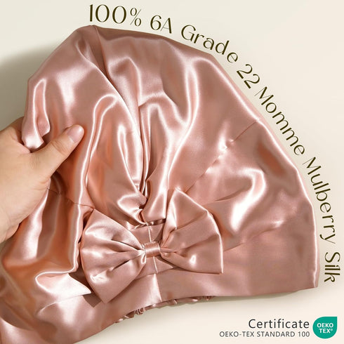 22 Momme Adjustable Silk Bonnet