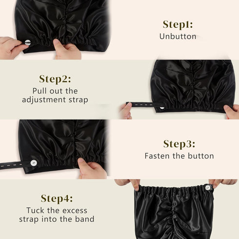 22 Momme Adjustable Silk Bonnet