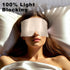 100% 22 mm Silk Full Light-Blocking Sleeping Eye Mask
