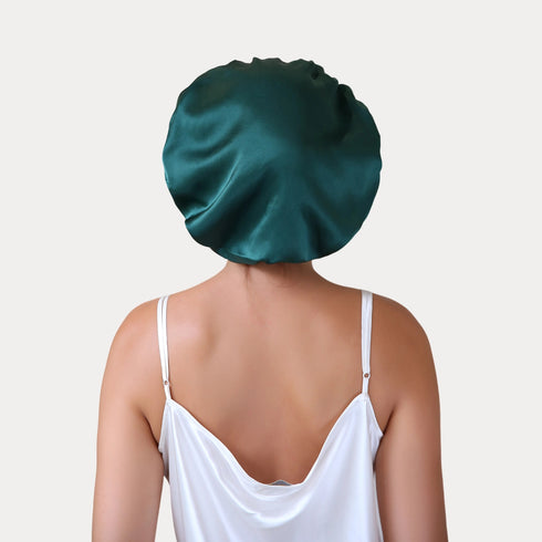 19 Momme Silk Sleep Cap with Ice Silk Band (Copy)