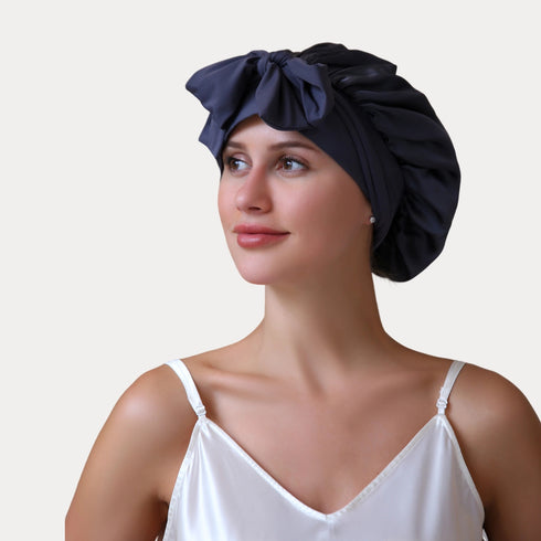 19 Momme Silk Sleep Cap with Ice Silk Band (Copy)