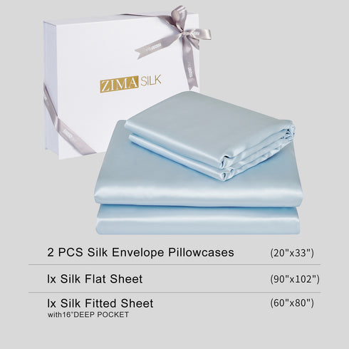 19 momme Silk 4PCS bed sheets
