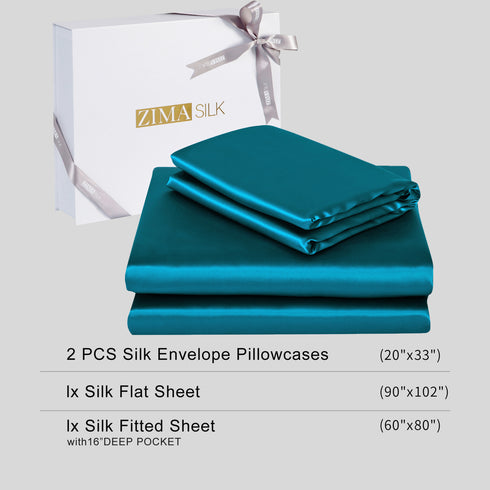 19 momme Silk 4PCS bed sheets