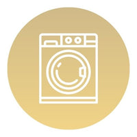 Machine wash on a gentle cycle using a mesh laundry bag.