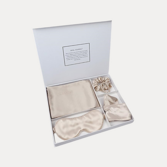 Queen Pillowcase Eyemask Scrunchies Headband Set