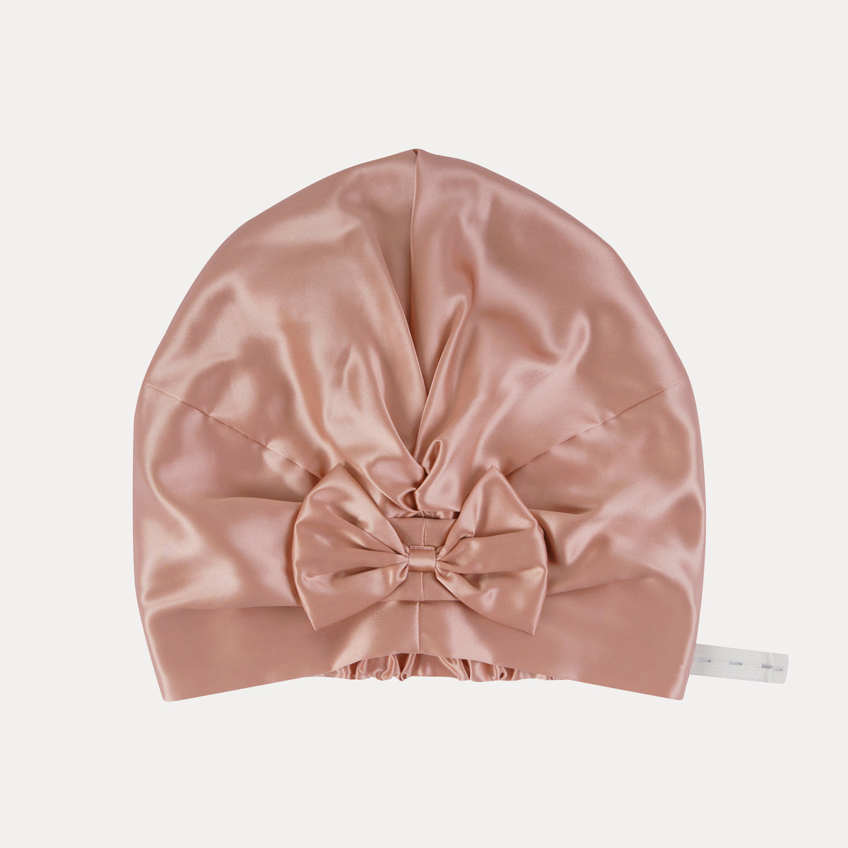 Luxurious 22 Momme 100% Mulberry Silk Sleep Bonnet for Women - Pink Dreamy Style Mulberry Silk Bonnet 22 MOMME 6A Adjustable Elastic - Pink  main image 2
